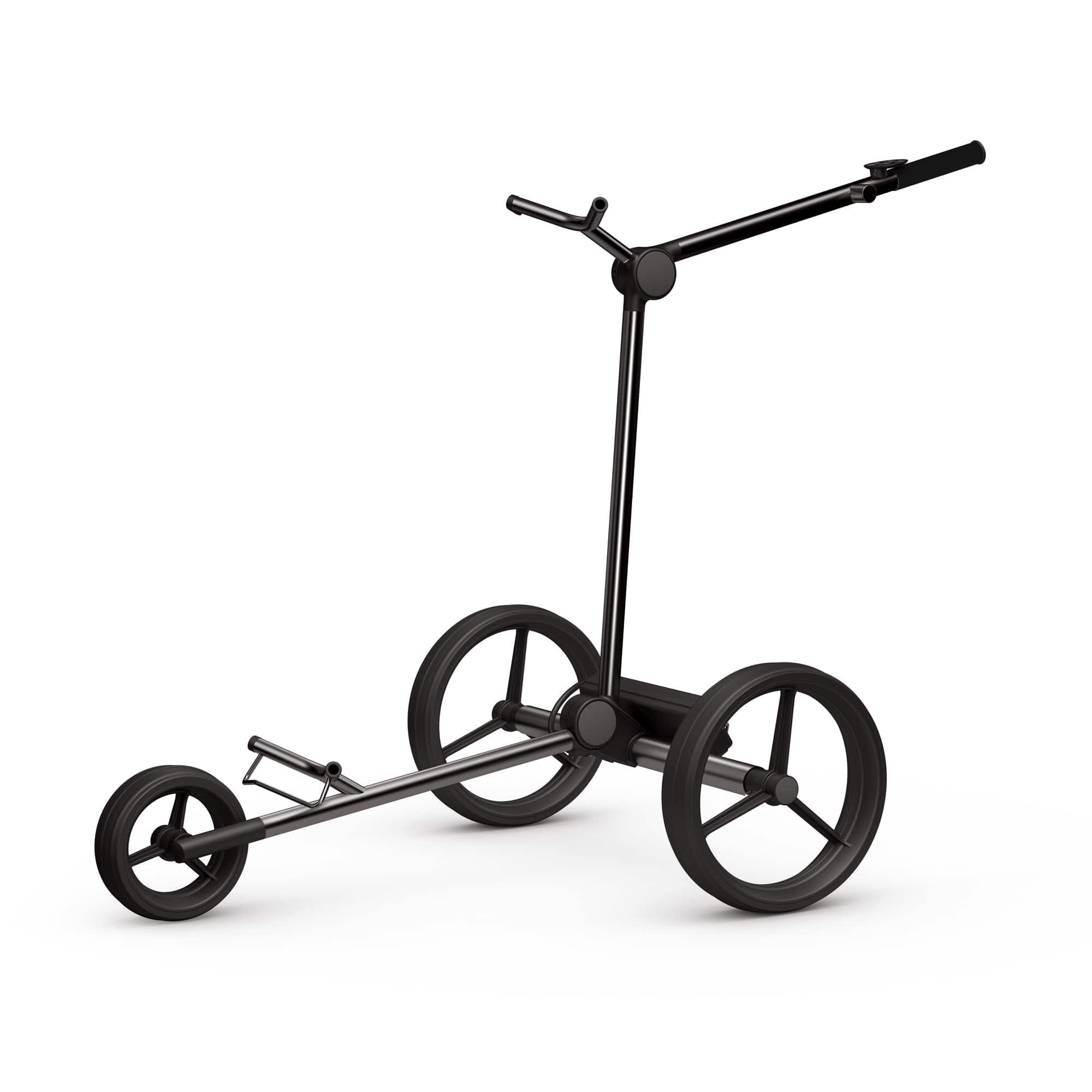 GolfQuant Titan Caddy 1e vorne Titangrau