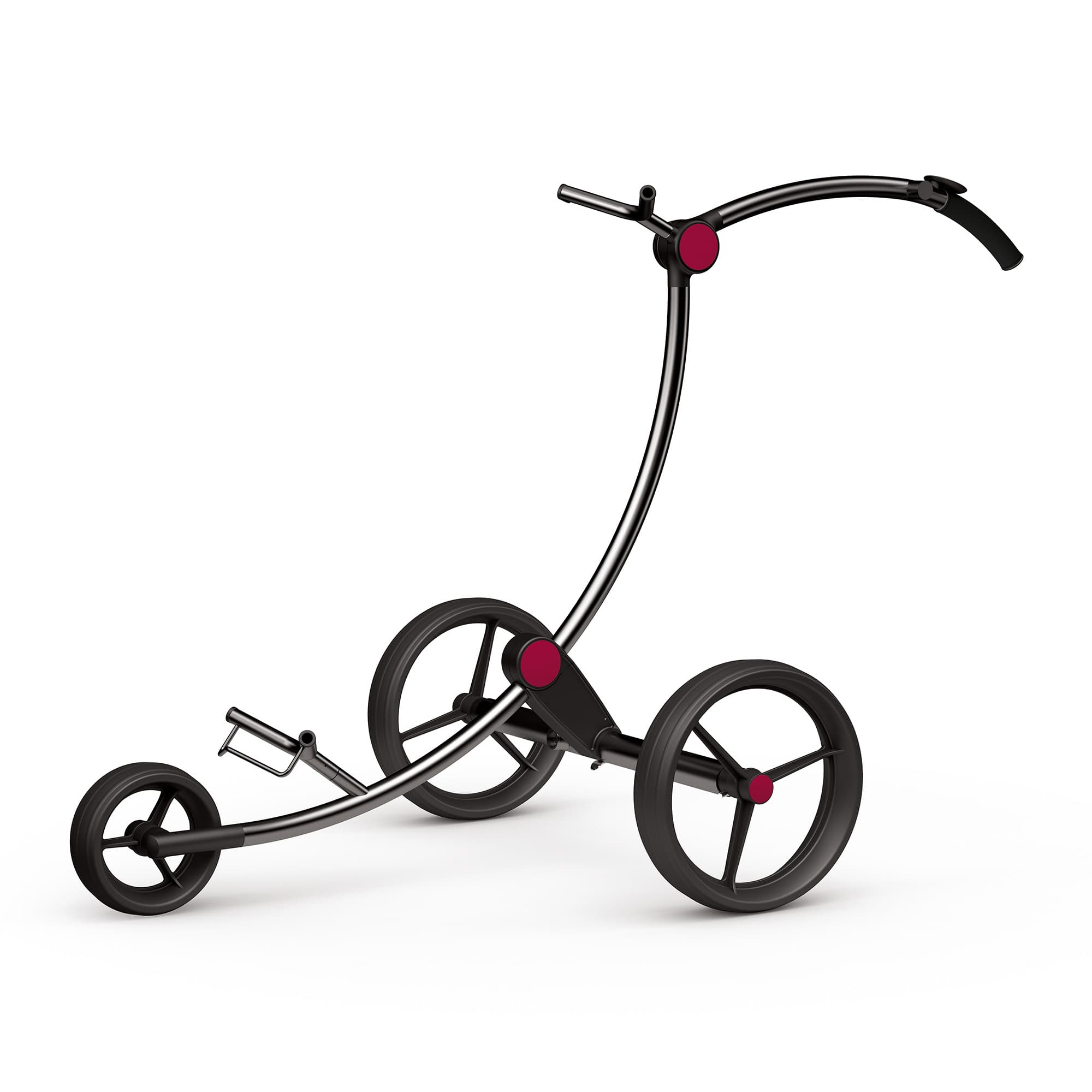 GolfQuant Titan Caddy 3e vorne Brandrot